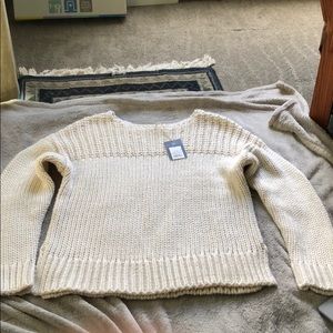 Cream sweater